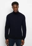 Rollkragenpullover OLYMP "OLYMP Casual Strick", Herren, Gr. XXL, blau (marine), 100%