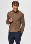 SELECTED Strickjacke "SLHBERG FULL ZIP CARDIGAN NOOS"