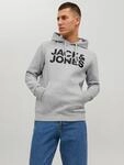 Jack & Jones Kapuzensweatshirt "JJECORP Kapuze und Frontprint", bedruckt, modisch,