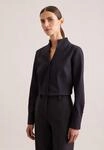 Klassische Bluse SEIDENSTICKER, Damen, Gr. XXS (32), schwarz, 100% Baumwolle,