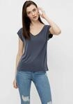 pieces Kurzarmshirt "PCKAMALA TEE NOOS BC" Materialmix, regular fit