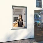Windhager Insektenschutzplissee "Ultra Flat f&uuml;r Fenster, Fliegengitter ohne...