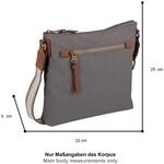 camel active Umh&auml;ngetasche "Bari" aus hochwertigem matten Nylon mit gestreiftem