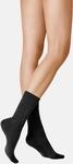 Socken KUNERT "Socke Soft Wool Cotton", Damen, Gr. 39-42, schwarz (schwarz 0070),