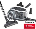 Hanseatic Bodenstaubsauger "800 W mit Hygienefilter H12, beutellos" 800 W...