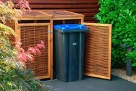 dobar M&uuml;lltonnenbox 2x240l, BxTxH: 137x83x132 cm