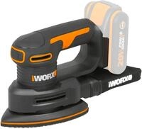 Worx Akku-Tellerschleifer "WX822.9" f&uuml;r Holzm&ouml;bel und T&uuml;ren, mit Staubfangsack,