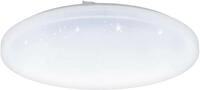 EGLO LED Deckenleuchte "FRANIA-S Deckenlampe, wei&szlig;, Kristalleffekt, geringe