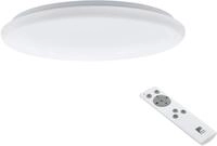 EGLO Deckenleuchte "GIRON Deckenlampe, Stahl und Kunststoff, IP20, Wohnzimmerlampe,