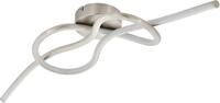 EGLO Deckenleuchte "NOVAFELTRIA", wei&szlig; (nickelfarben, wei&szlig;), 1, H: 16cm, 1 Stk.,