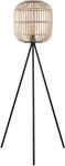 EGLO Stehlampe "BORDESLEY Stehlampe, Vintage, Stahl und Holz, E27,...