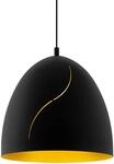 EGLO Pendelleuchte "HUNNINGHAM", gold (schwarz, goldfarben), 1, &Oslash; 40,5cm, Leuchten,