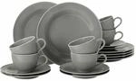 Seltmann Weiden Geschirr-Set "Kaffeeservice Beat Color Glaze 18er Set"