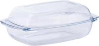 van Well Auflaufform Glas feuerfestes Glas, 4,1 Liter