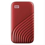 WESTERN DIGITAL SSD-Festplatte "Mobile Festplatte "My Passport SSD" 1 TB", rot, 1000