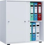 VCM Aktenschrank "B&uuml;roschrank Aktenschrank Schiebet&uuml;ren Lona 2fach" 1 Stk. tlg.