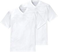Schiesser V-Shirt "Essentials" 2er-Pack, mit V-Ausschnitt