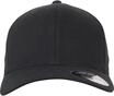Flex Cap FLEXFIT "Flexfit Accessoires Flexfit Brushed Twill", Gr. S/M, schwarz, 98%