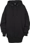 Rundhalspullover URBAN CLASSICS "Urban Classics Damen Ladies Long Oversize Hoody",