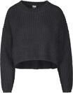 Rundhalspullover URBAN CLASSICS "Urban Classics Damen Ladies Wide Oversize Sweater",