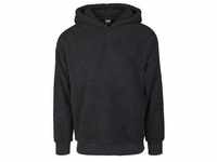 Sweatshirt URBAN CLASSICS "Urban Classics Herren Sherpa Hoody" Gr. S, schwarz (black)
