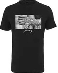 T-Shirt MISTERTEE "MisterTee Herren Pray 2.0 Tee", Jungen, Gr. M, schwarz, 100%