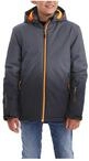 Outdoorjacke KILLTEC "Lynge BYS JCKT E", Jungen, Gr. 164, grau (anthrazit),