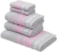 Bruno Banani Handtuch Set "Daniel, 1 Duschtuch 70x140, 2 Handt&uuml;cher 50x100, 2