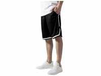 Stoffhose URBAN CLASSICS "Urban Classics Herren Stripes Mesh Shorts" Gr. L,