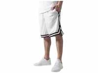 Stoffhose URBAN CLASSICS "Urban Classics Herren Stripes Mesh Shorts" Gr. XXL,