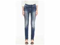 Slim-fit-Jeans GARCIA "Caro slim curved" Gr. 33, Länge 30, blau (vintage used)...