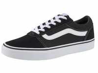 Sneaker VANS "Ward" Gr. 37, schwarz-weiß (schwarz, weiß) Schuhe Skaterschuh...
