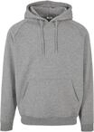 Sweatshirt URBAN CLASSICS "Urban Classics Herren Blank Hoody", Herren, Gr. M, grau,