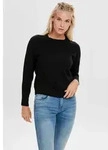 Rundhalspullover ONLY "ONLLESLY KINGS", Damen, Gr. XS, schwarz, Feinstrick,