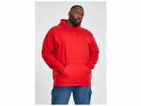 Sweatshirt URBAN CLASSICS "Urban Classics Herren Blank Hoody" Gr. 5XL, rot (red)