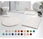 Badematte KLEINE WOLKE "RELAX, Badvorleger, Badezimmer Teppich" Gr. 4, wei&szlig;