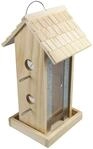 Windhager Vogelhaus "Country, Futterspender aus Kiefernholz, mit Schindeldach"