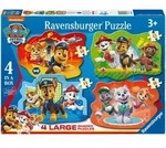 Konturenpuzzle RAVENSBURGER "Paw Patrol, Helden mit Fell", bunt, Puzzles,