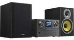 PHILIPS Stereoanlage "TAM8905", grau (anthrazit), B:23cm H:14,5cm T:26,2cm, Radios