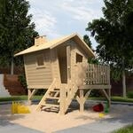 Spielhaus WEKA "Tabaluga Abenteuerspielhaus Lotti", beige (natur), Spielh&auml;user,