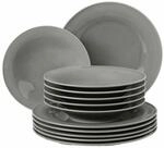 Seltmann Weiden Geschirr-Set "Tafelservice Beat Color Glaze 12er Set"