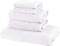 M&ouml;ve Handtuch Set "Basic" 5tlg.-Set: 2xG&auml;ste- 2xHand- und 1xBadetuch in