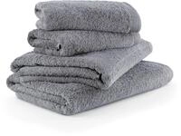 Handtuch Set M&Ouml;VE "Superwuschel 100% Premium Cotton Baumwolle", grau (stone), 4