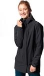 Funktionsmantel VAUDE "WOMEN'S CYCLIST PADDED PARKA II", Damen, Gr. 42, schwarz,