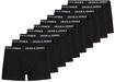 Boxershorts JACK & JONES "SOLID TRUNKS 10 PACKS", Herren, Gr. XXL, schwarz, Jersey, Boxershorts JACK & JONES "SOLID TRUNKS 10 PACKS", Herren, Gr. XXL, schwarz, Jersey,