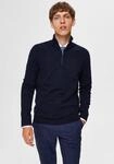 SELECTED Troyer "SLHBERG HALF ZIP CARDIGAN NOOS" Baumwolle, regular fit