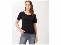 Kurzarmshirt BRAX "Style CORA" Gr. 34, schwarz Damen Shirts Jersey