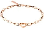 Edelstahlarmband LIEBESKIND BERLIN "Herz", rosa (ros&eacute;goldfarben), Armb&auml;nder,...