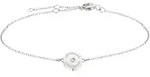 Armband LIEBESKIND BERLIN, silber (edelstahlfarben, kristallwei&szlig;,...