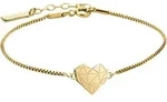 Armband LIEBESKIND BERLIN "Schmuck Geschenk Edelstahl Armkette Herz", gold
